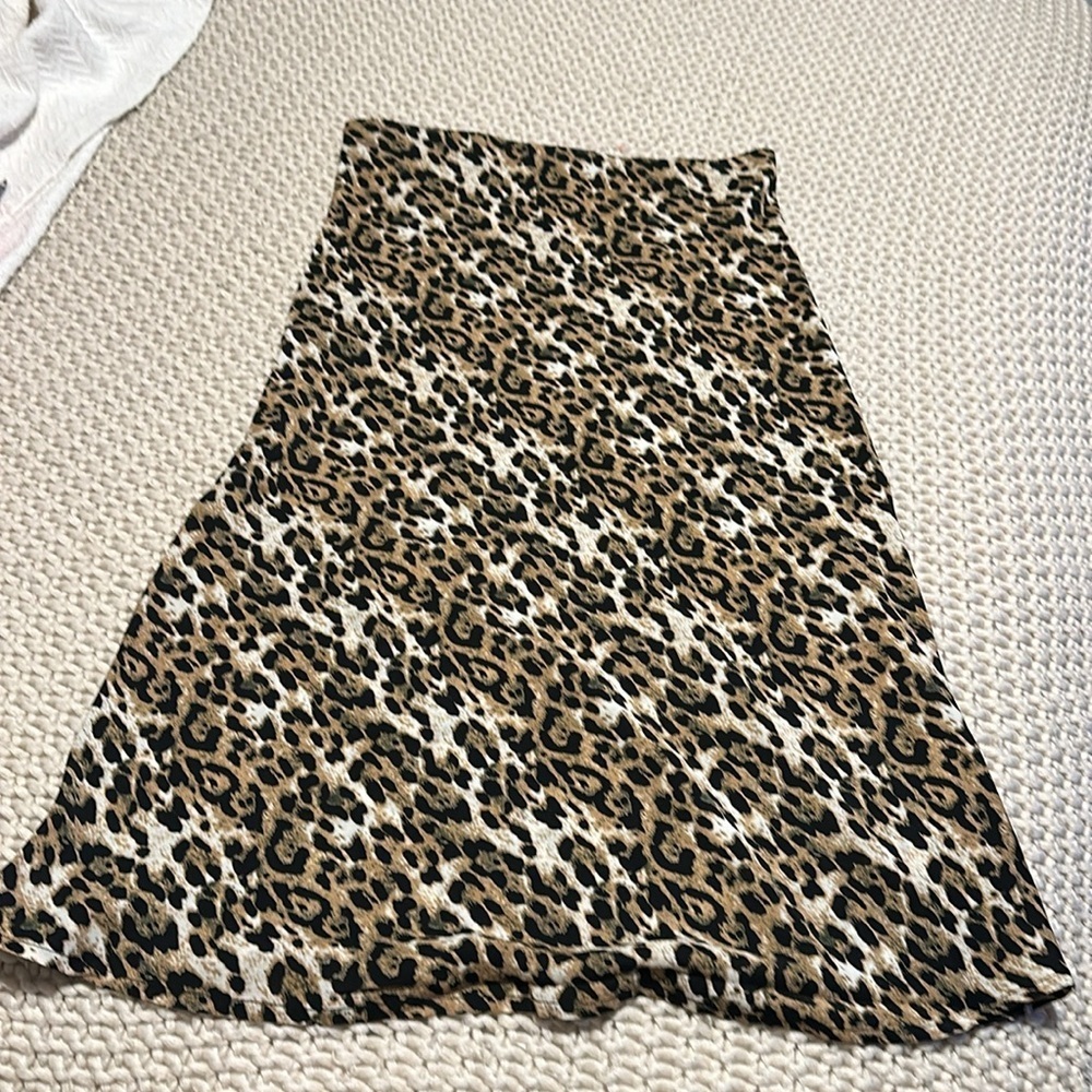 OAT New York Leopard Midi skirt L - Picture 9 of 9
